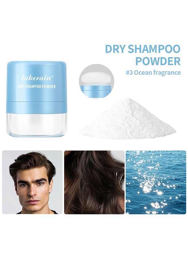 lakerain Dry Shampoo Powder ，Dry Shampoo Control Hair Oil Refresh Hair Fragrance and Volumizes Hair Volumizing Dry Shampoo Powder for Fluffy Hair Easy to Use Shampoo Fresh Floral #3 Ocean fragrance - Image 2